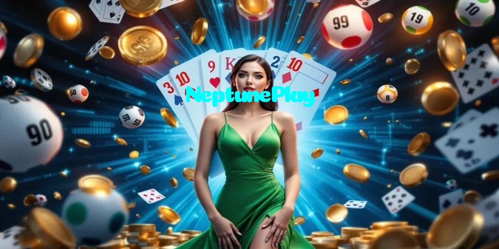 NeptunePlay casino presented on mobile device in Pakistan with slots and live games